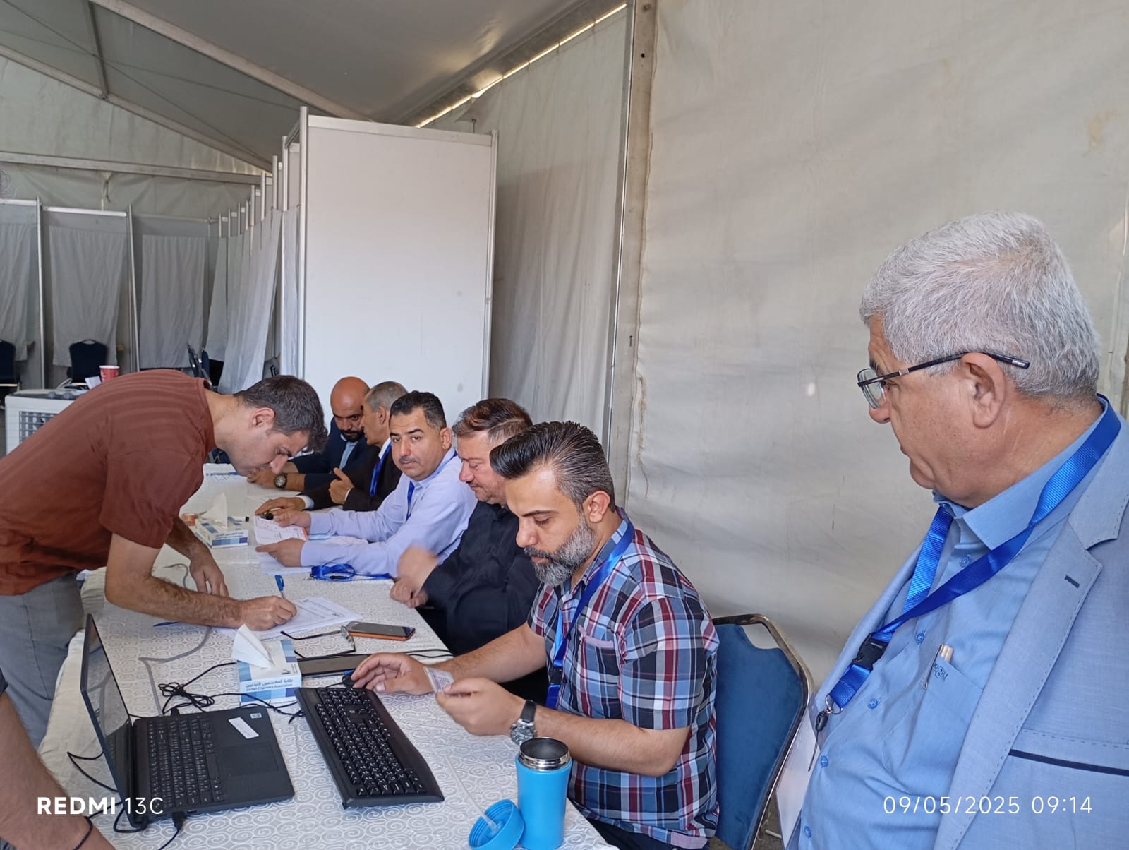فتح صناديق الاقتراع لانتخابات نقابة المهندسين