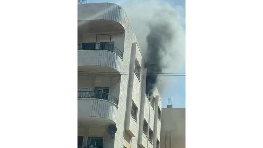 حريق يلتهم شقة سكنية في إربد