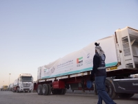 بدعم من وكالة الإمارات للمساعدات الدولية .. 387 طناً من الغذاء تدخل غزة ضمن أولى دفعات سفينة محمد بن راشد الإنسانية