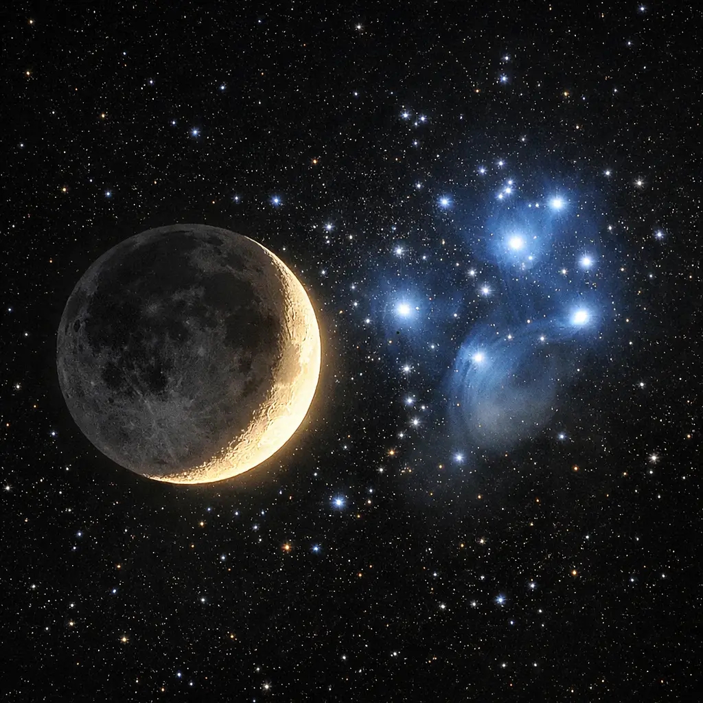 الجمعية الفلكية: اقتران القمر بالثريا يُزيّن سماء الأردن والمنطقة ليلة الثلاثاء