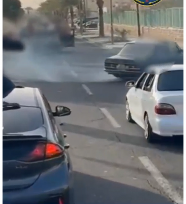 الأمن يضبط مركبات تسير بمواكب وسائق يقوم بالتشحيط