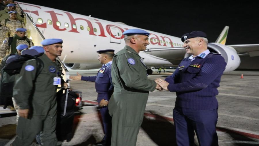 وحدة الطائرات العامودية الأردنية الكونغو2 تغادر إلى أرض المهمة